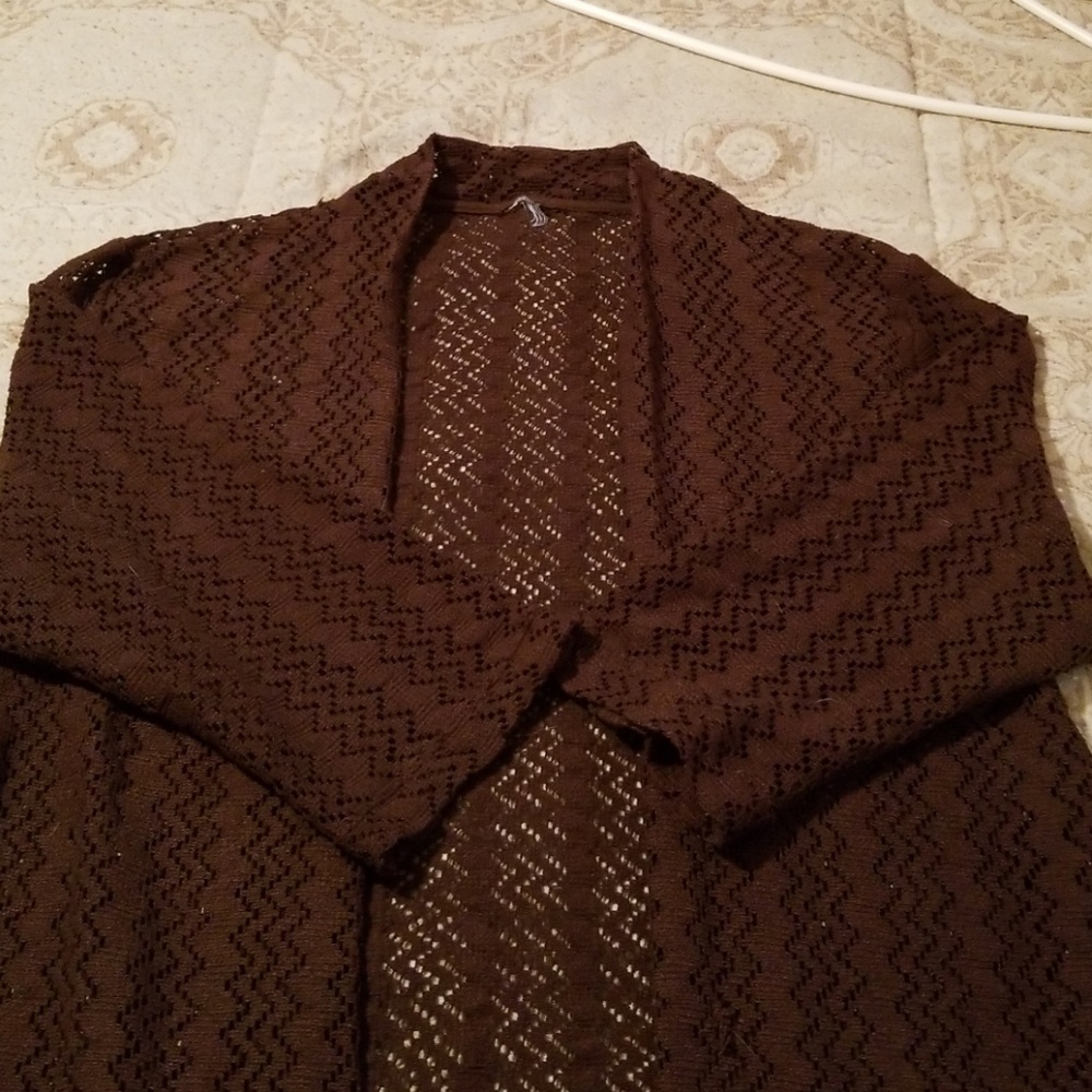 Open front cardigan